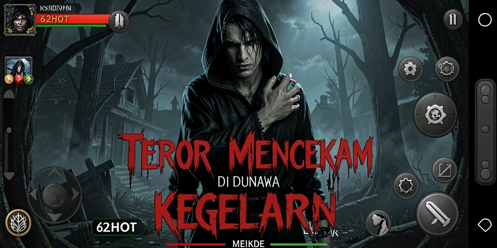Gameplay 62HOT yang menegangkan dan mencekam.
