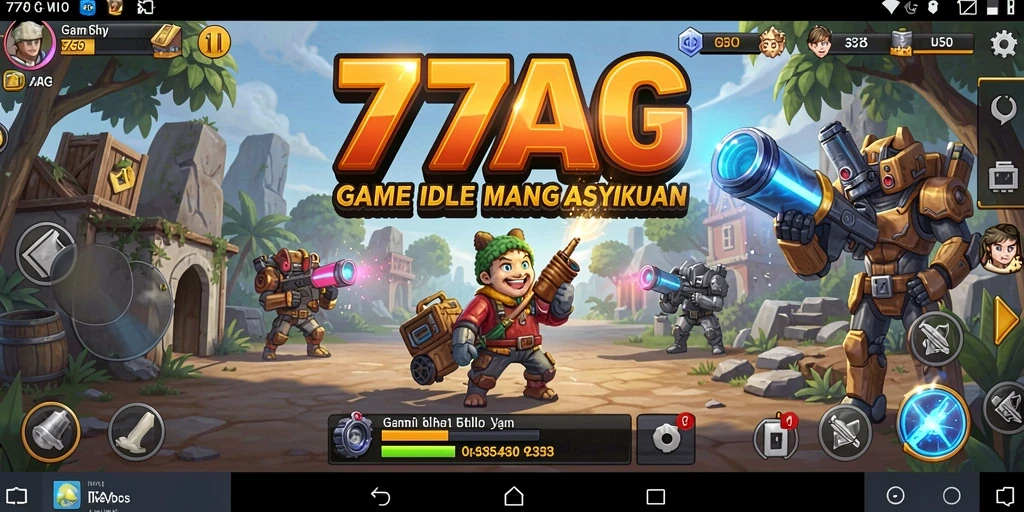 Tangkapan layar menampilkan gameplay menarik dari 77AG.