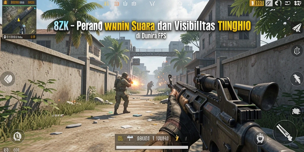 Tampilan gameplay seru di 8ZK dengan efek visual yang menakjubkan.