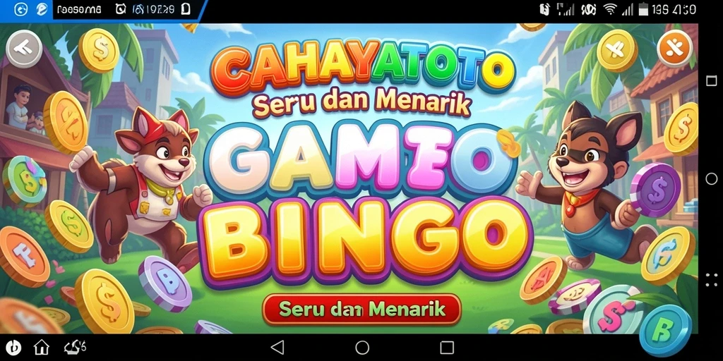 Tampilan gameplay Bingo yang menarik di CAHAYATOTO.