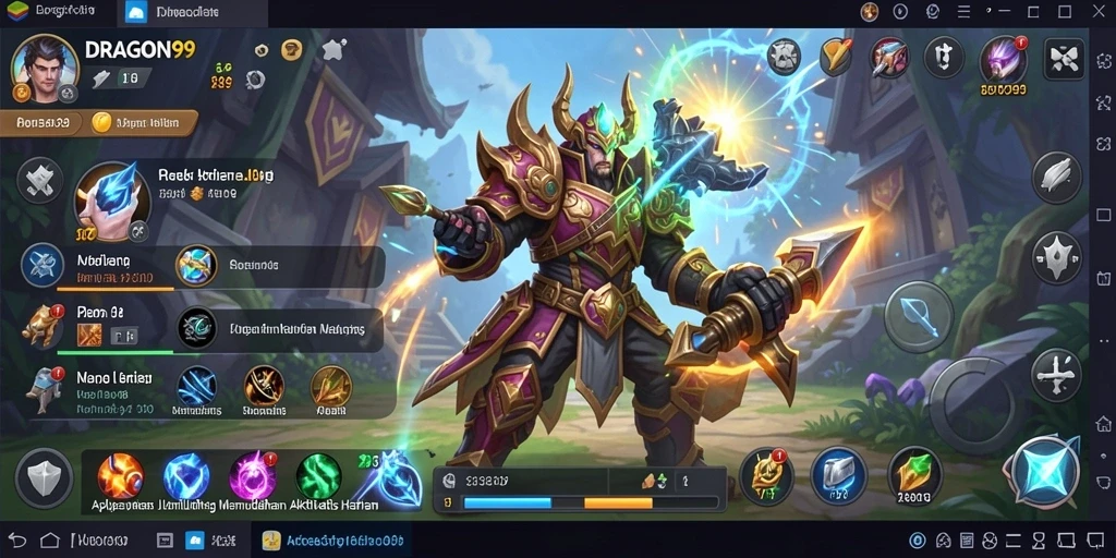 Screenshot DRAGON99 menampilkan antarmuka aplikasi Utility yang intuitif.