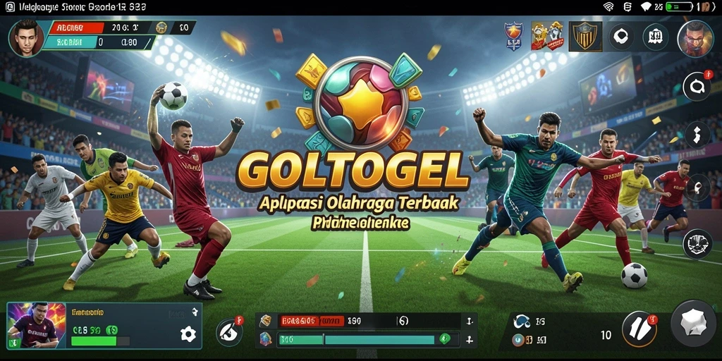 Tangkapan layar gameplay GOLTOGEL yang menampilkan pertandingan seru.