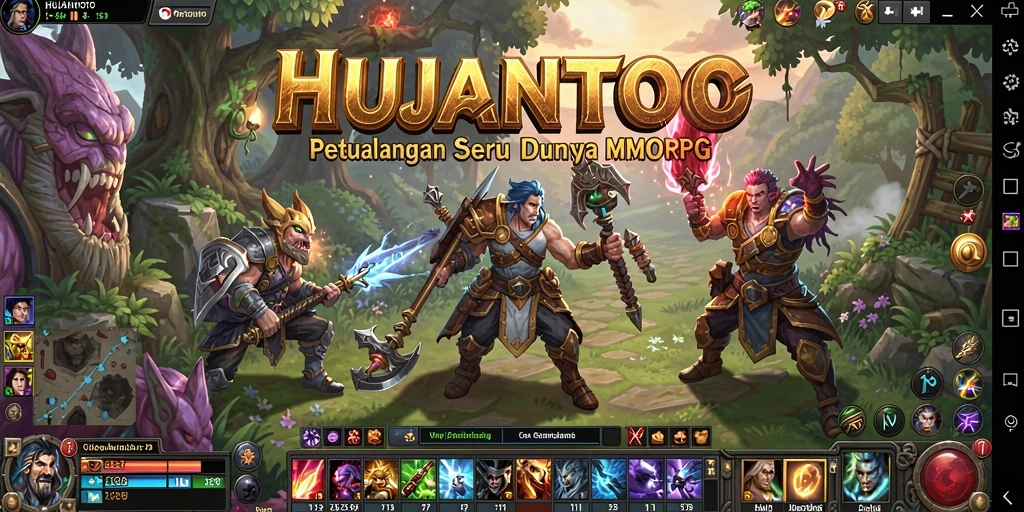 Tangkapan layar gameplay HUJANTOTO yang menarik dengan petualangan epik.