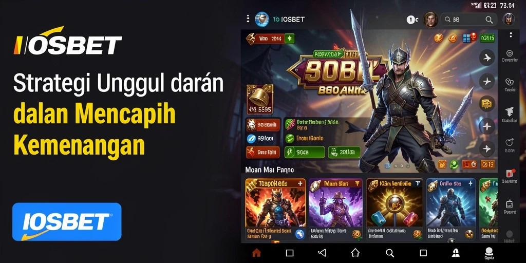 Tampilan menakjubkan dari gameplay strategi IOSBET.