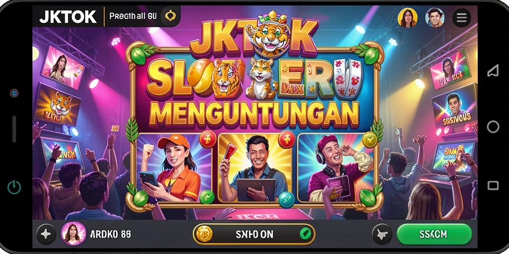 Gambaran gameplay menarik dari JKTOK dengan tema Slot.