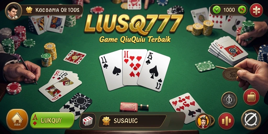 Tampilan gameplay QiuQiu yang menegangkan di LUSA777.