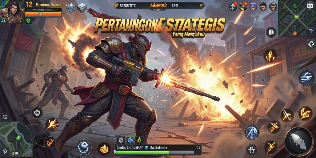 Gameplay strategis yang intens dan mendebarkan di MASBRO12.