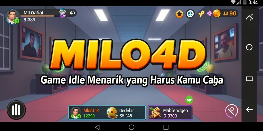 Tampilan menarik dari gameplay santai MILO4D.
