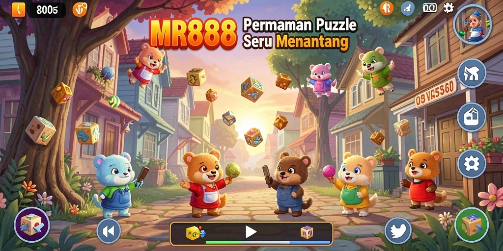 Tampilan gameplay MR888 yang menarik dan penuh warna.