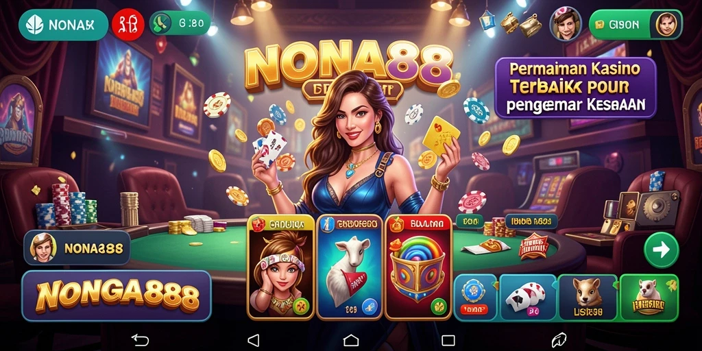 Tampilan gameplay menarik dari NONA88 yang penuh aksi kasino.