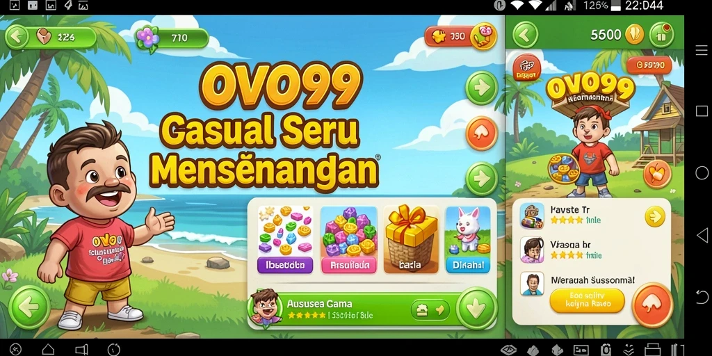 Tampilan gameplay seru OVO99 yang menantang dan menghibur.