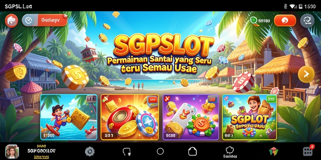 Screenshot permainan SGPSLOT yang menunjukkan gameplay Casual yang menyenangkan.