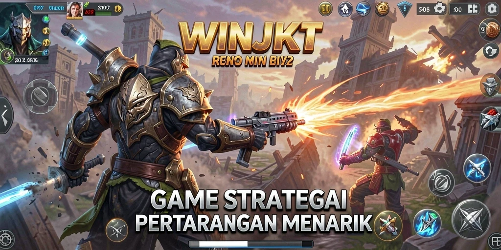 Menampilkan gameplay strategi mendalam dalam WINJKT.