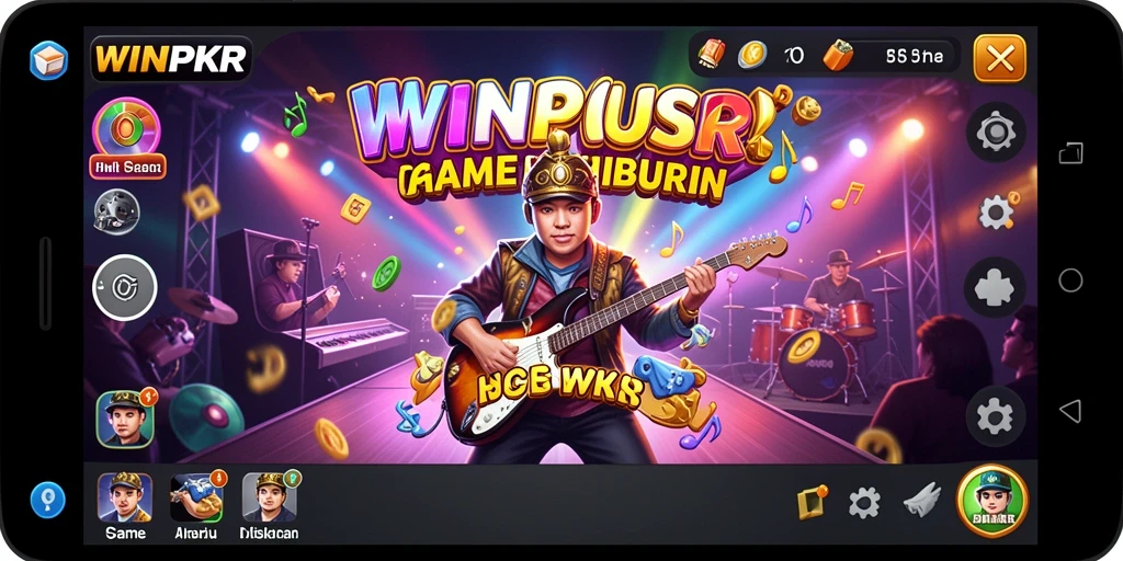 Tampilan gameplay yang seru dan menantang dalam WINPKR.